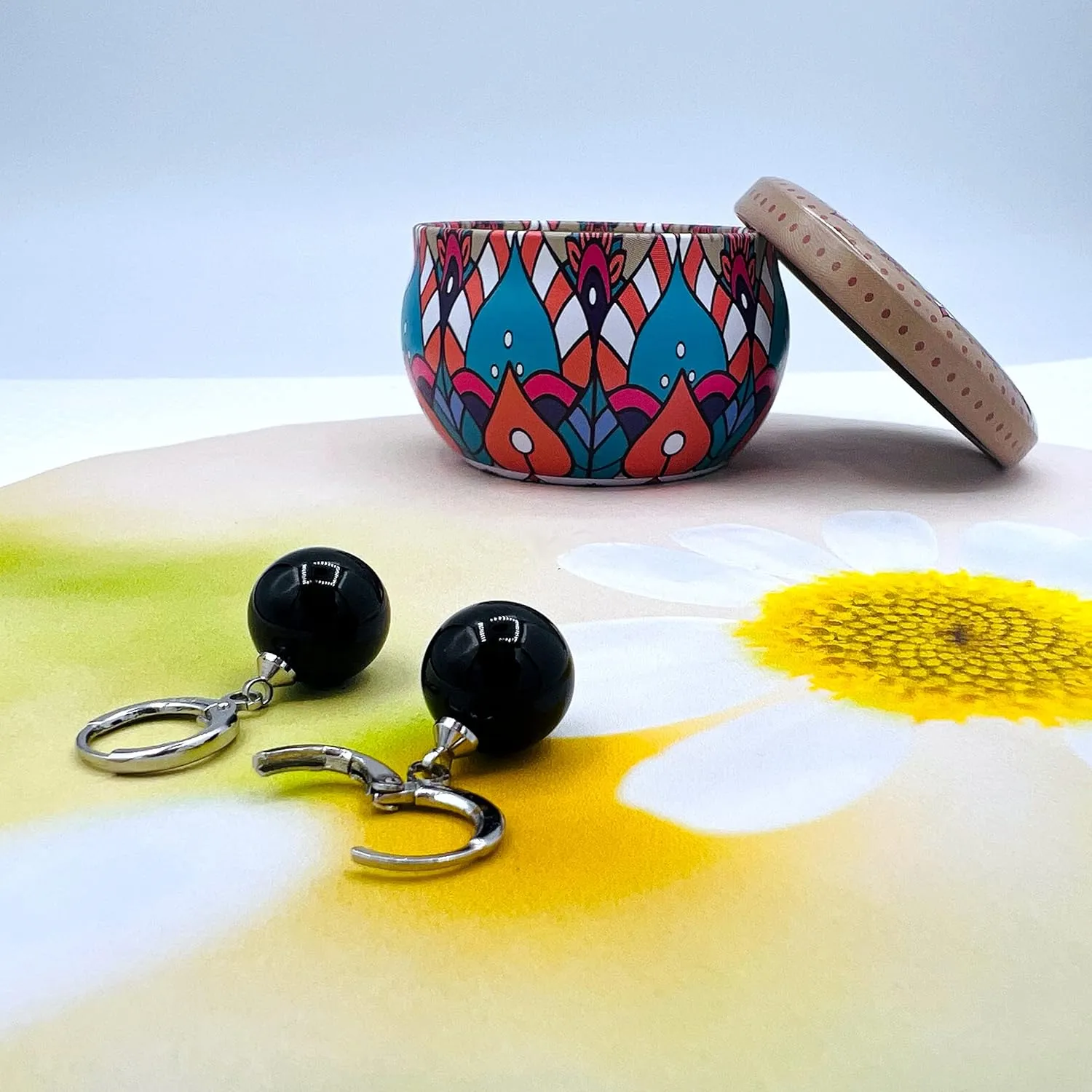 Mall of Style Potara Earrings for Men & Women - Anime Earrings - Agate Potara Jewelry - Japanese Jewelry