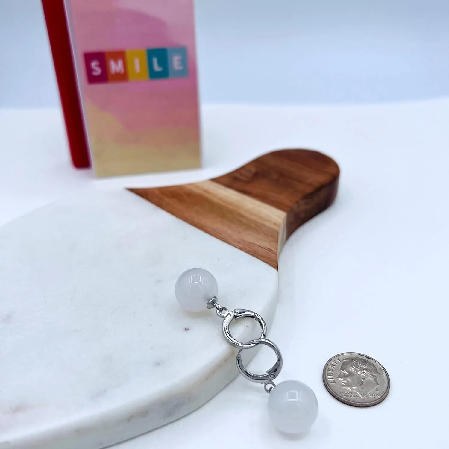 Mall of Style Potara Earrings for Men & Women - Anime Earrings - Agate Potara Jewelry - Japanese Jewelry