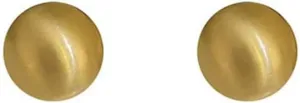 Minimalist Half Ball Round Chunky Big Stud Earrings for Women Girls 925 Sterling Silver Post 14K Gold Plated Vintage Button Huggie Studs Hypoallergenic Fashion Jewelry Christmas Party Birthday Gifts Her 20mm