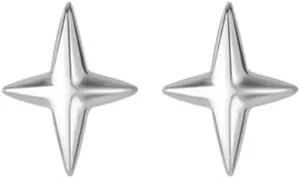 Minimalist Star Real 925 Sterling Silver Little Stud Earrings for Women Teen Girls Men Personzlied Tiny Small Cartilage Tragus Simple Post Pin Hypoallergenic Pierced Ear Jewelry Gifts Birthday Her Daughter Xmas 7mm