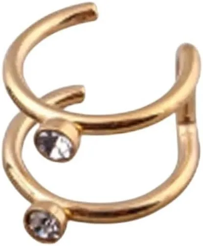 New 2025 Unisex 1 Piece Punk Man/Women Stainless Steel Ear Clip Earring Cuff Wrap Earrings No Piercing-On Cartilage Jewelry Fashion Trendy Accessories Creative Gift For Women And Men