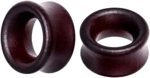 New 2025 Unisex 1Pair Flower Wood Ear Plug And Tunnel Flesh 6-20Mm Gauge Stretcher Plugs Oreja Dilataciones Jewelry Fashion Trendy Accessories Creative Gift For Women And Men