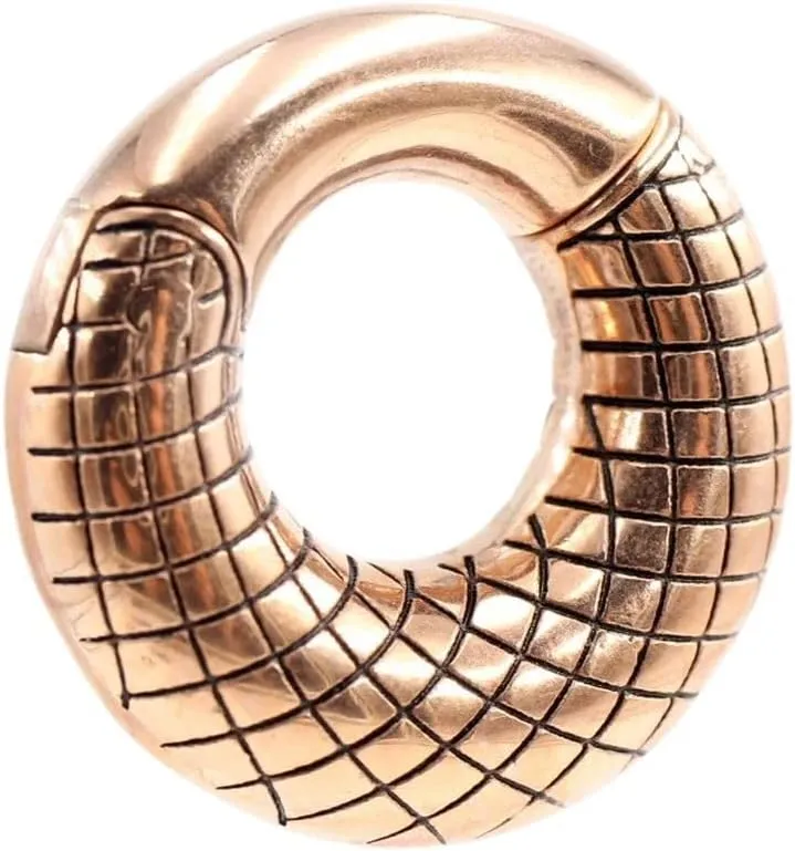 New 2025 Unisex 1Pc Stainless Steel Round Hinge Heavy Ear Plugs Tunnel Gauges Expander Stretcher Piercing Body Jewelry Findings Fashion Trendy Accessories Creative Gift For Women And Men