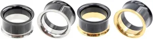 New 2025 Unisex 2Pc Stainless Steel Thread Hollow Ear Flesh Tunnel Plug Expander Stretcher Double Flared Gauges Earring Piercing Jewelry Fashion Trendy Accessories Creative Gift For Women And Men