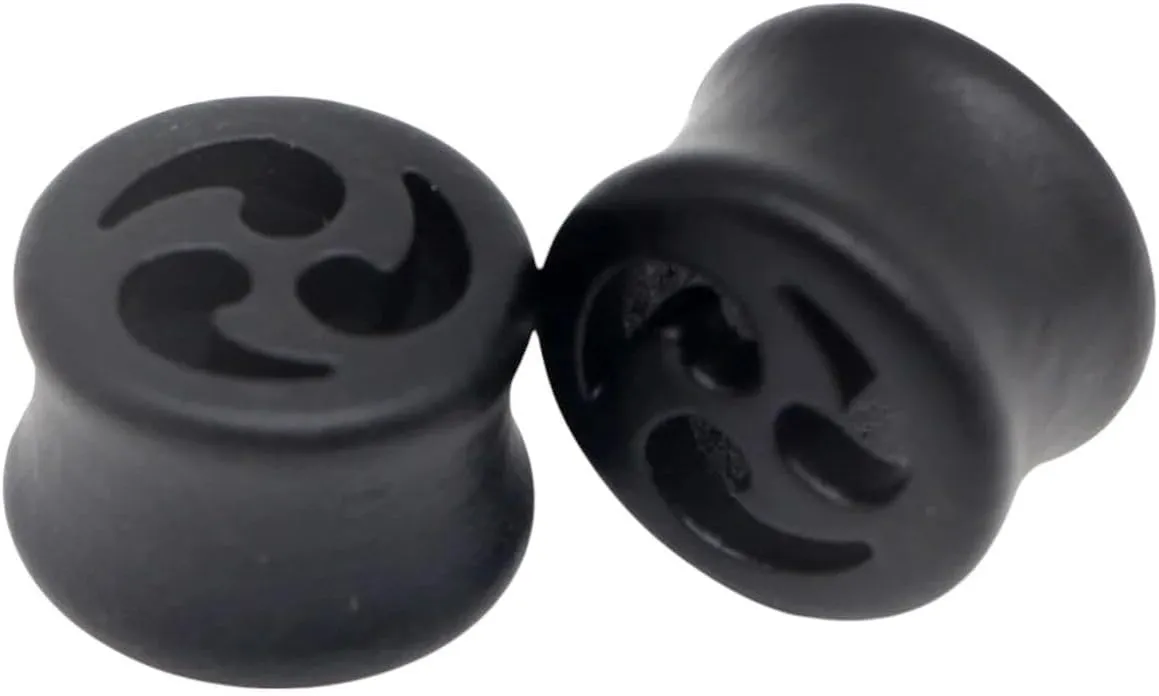 New 2025 Unisex 2Pcs Wooden Ear Plugs Flesh Tunnels Gauges 6-30Mm Tragus Expander Rosewood Bamboo Purple Heart Body Piercing Jewelry Fashion Trendy Accessories Creative Gift For Women And Men