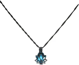 New 2025 Unisex Halloween Jewelry Pendant Necklace Luminous Glowing In The Dark Moon Flower Shaped Buddhism Fashion Trendy Accessories Creative Gift For Women And Men