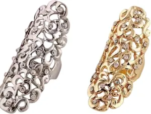 New 2025 Unisex Hollow Temperament Diamond Ring, Korean Version Fashion Ring Cold Wind Couple Jewelry Findings Trendy Accessories Creative Gift For Women And Men