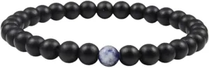 New 2025 Unisex Natural Green Malachite Stone Lava Bracelets Women Men Strand Charm Buddha Beads Bracelet Yoga Prayer Handmade Jewelry Findings Gift Fashion Trendy Accessories Creative For And