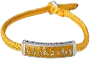 New 2025 Unisex The Green Tara Manjushri Prayer Heart Mantra Bracelet Men Jewelry Findings Lucky S925 Spell Cards Handwoven Women Fashion Trendy Accessories Creative Gift For Women And Men