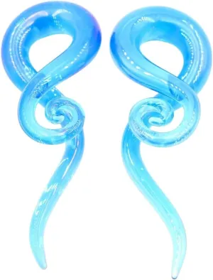 New 2026 Arrive 2Pcs Scrub Glass Ear Plugs Tunnel Spiral Taper Cartilage Earring Gauges Expander Stretcher Flesh Piercing Jewelry Fashion Trendy Accessories Creative Gift