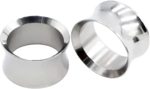 New 2026 Arrive 2Pcs Stainless Hollow No-Screw Flare Ear Tunnels Plugs Expander Stretcher Gauges Earrings Body Piercing Jewelry Fashion Trendy Accessories Creative Gift
