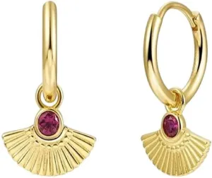 New 2026 Arrive Gold Color Dangle Earrings For Women Inlaid Ed Zircon Ear Cuff Hoop Drop Fashion Jewlery Jewelry Trendy Accessories Creative Gift