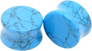 New 2026 Arrive Unisex 2Pcs Natural Stone Ear Plugs Tunnels Piercings Earring Gauges Helix Stretcher Oreille Body Piercing Jewelry Fashion Trendy Accessories Creative Gift For Women And Men
