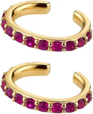 New 2026 Arrive Unisex Gold Color C Shape Ear Cuffs Earrings For Women Zircon Piercing Clip Fashion Jewelry Trendy Accessories Creative Gift For Women And Men