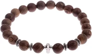 New 2026 Unisex 8Mm Natural Wood Buddha Bracelet Men Handmade Charms Om Beads Yoga Mala Prayer Meditation Jewelry Findings Fashion Trendy Accessories Creative Gift For Women And Men
