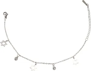 New 2026 Unisex Stainles Stell Bracelet Jewish Prayer Judaica Hexagram Charm Protection Amulet Couple Gift Stainless Steel Jewelry Fashion Trendy Accessories Creative For Women And Men