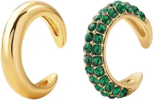 New 2026 Unisex Stainles Stell Gift Fashion Pearl Ear Cuff Stackable C Shaped Cz Rhinestone Small Earcuffs Clip Earrings For Women Wedding Jewelry Trendy Accessories Creative For Women And Men