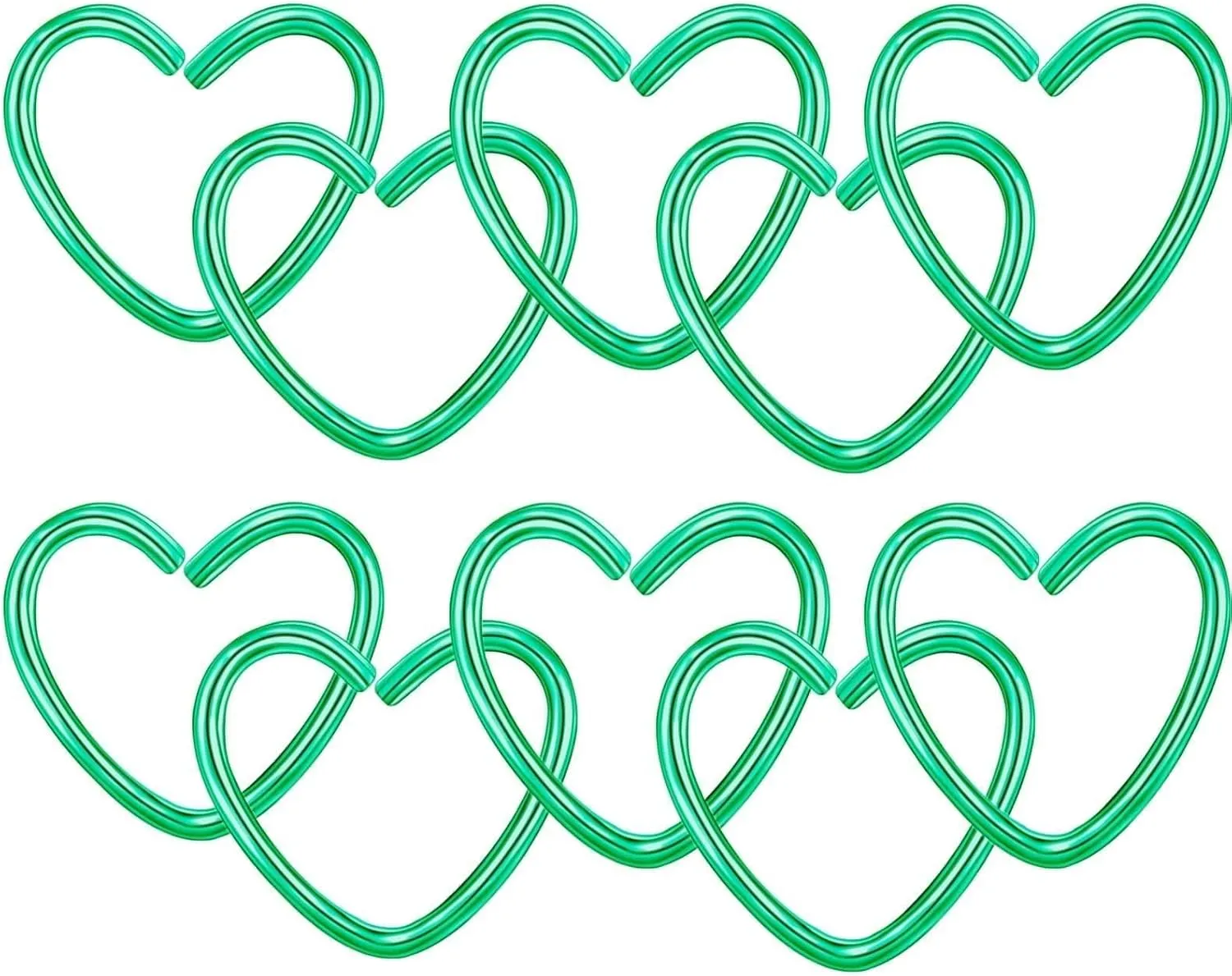 Nose Piercing Jewelry Surgical Steel, Cute Nipple Rings Heart Belly 10Pcs Set Women Men Gift