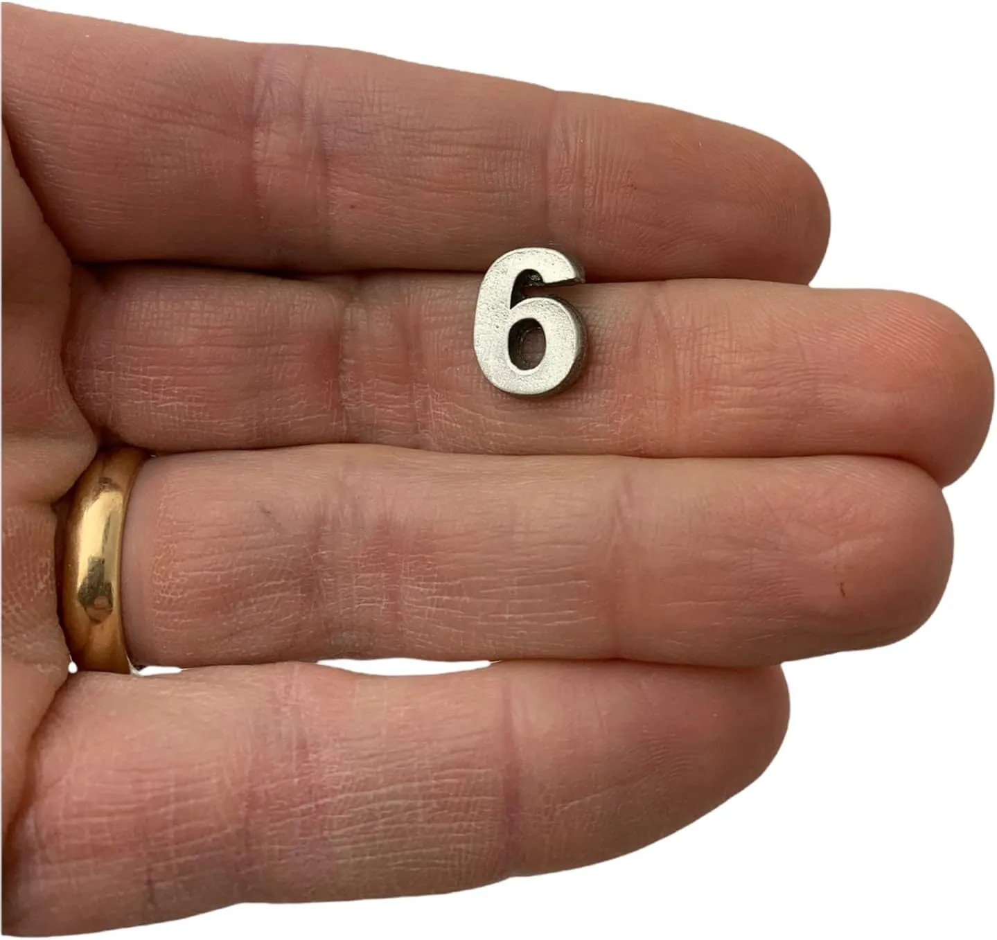 Number 6 Six Lapel Pin by StockPins