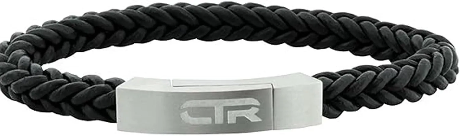One Moment In Time L3 Leather & Stainless Steel CTR bracelet Mormon LDS