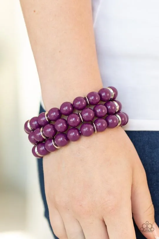 PAPARAZZI Chroma Collision - Purple - Bracelet
