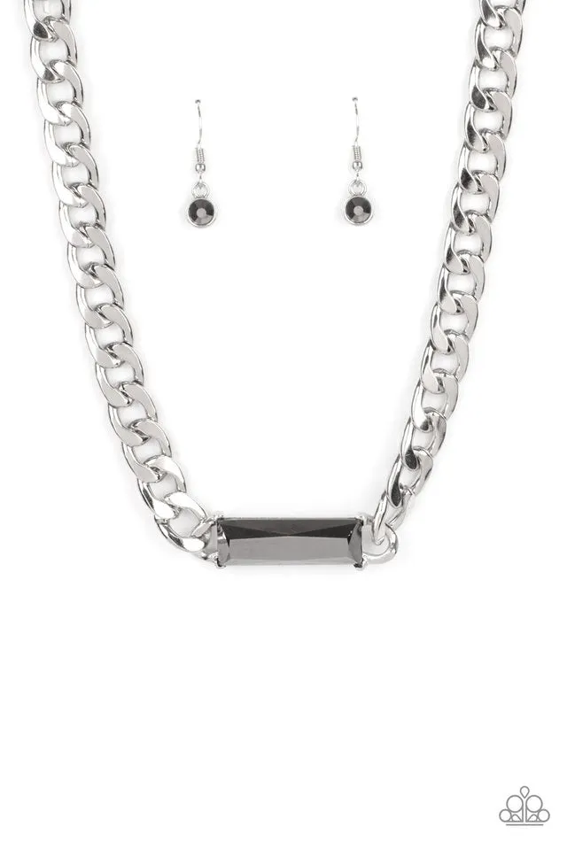 Paparazzi Necklace ~ Urban Royalty - Silver