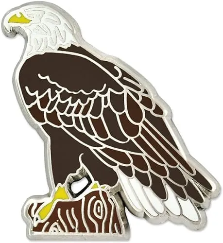 PinMart American Bald Eagle Animal Enamel Lapel Pin