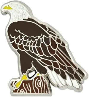 PinMart American Bald Eagle Animal Enamel Lapel Pin