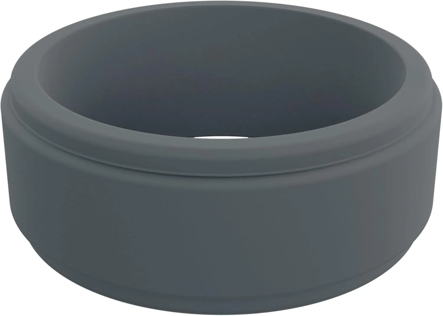 QALO Men's Silicone Ring - Mens Silicone Wedding Rings - Engagement Ring Bands for Him