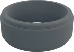 QALO Men's Silicone Ring - Mens Silicone Wedding Rings - Engagement Ring Bands for Him