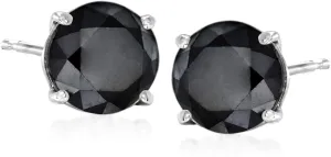 Ross-Simons 2.00 ct. t.w. Black Diamond Stud Earrings in Sterling Silver
