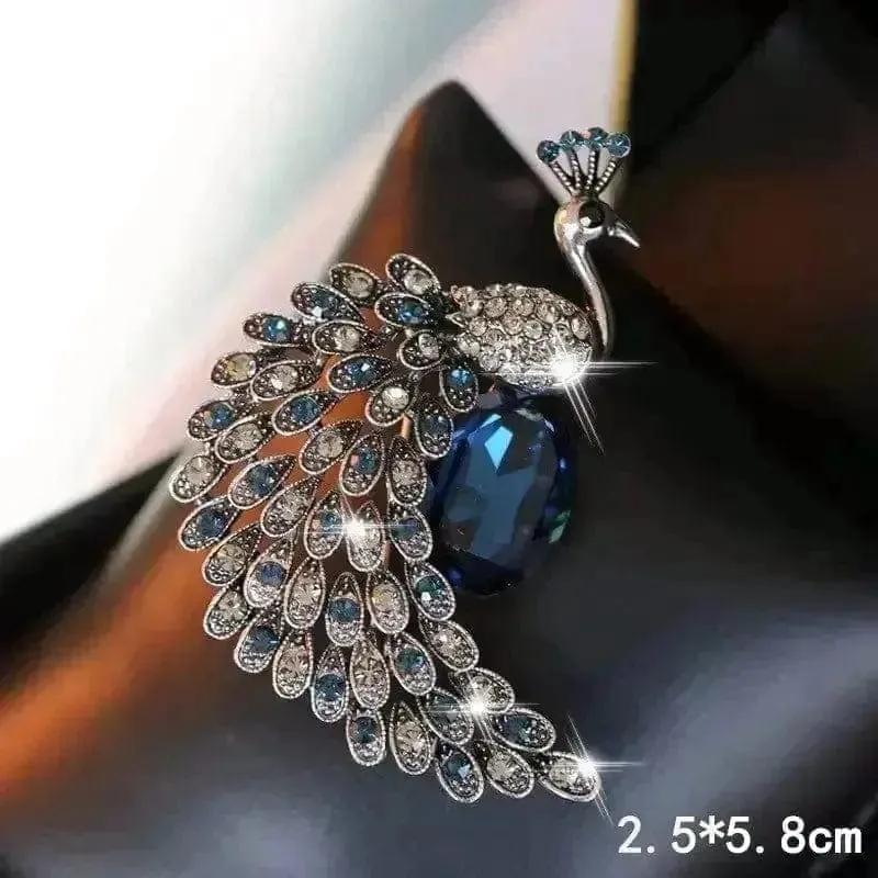 Shop Fashionable Peacock Brooch for a Stylish Look