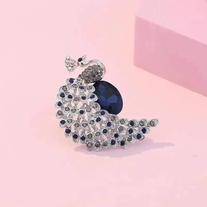 Shop Fashionable Peacock Brooch for a Stylish Look