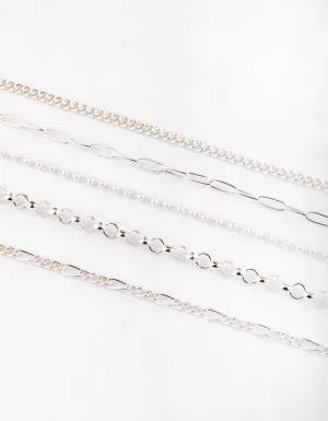 Silver Pearl Choker