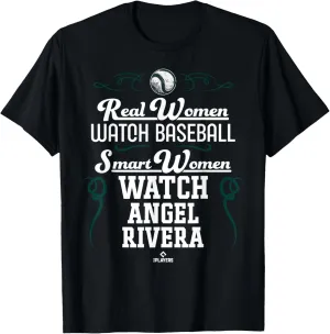 Smart Women Watch Angel Rivera Prospect Baseball Fan Gear T-Shirt