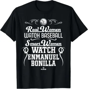 Smart Women Watch Enmanuel Bonilla Prospect Baseball Fan T-Shirt