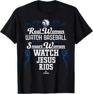 Smart Women Watch Jesus Rios Prospect Baseball Fan Gear T-Shirt