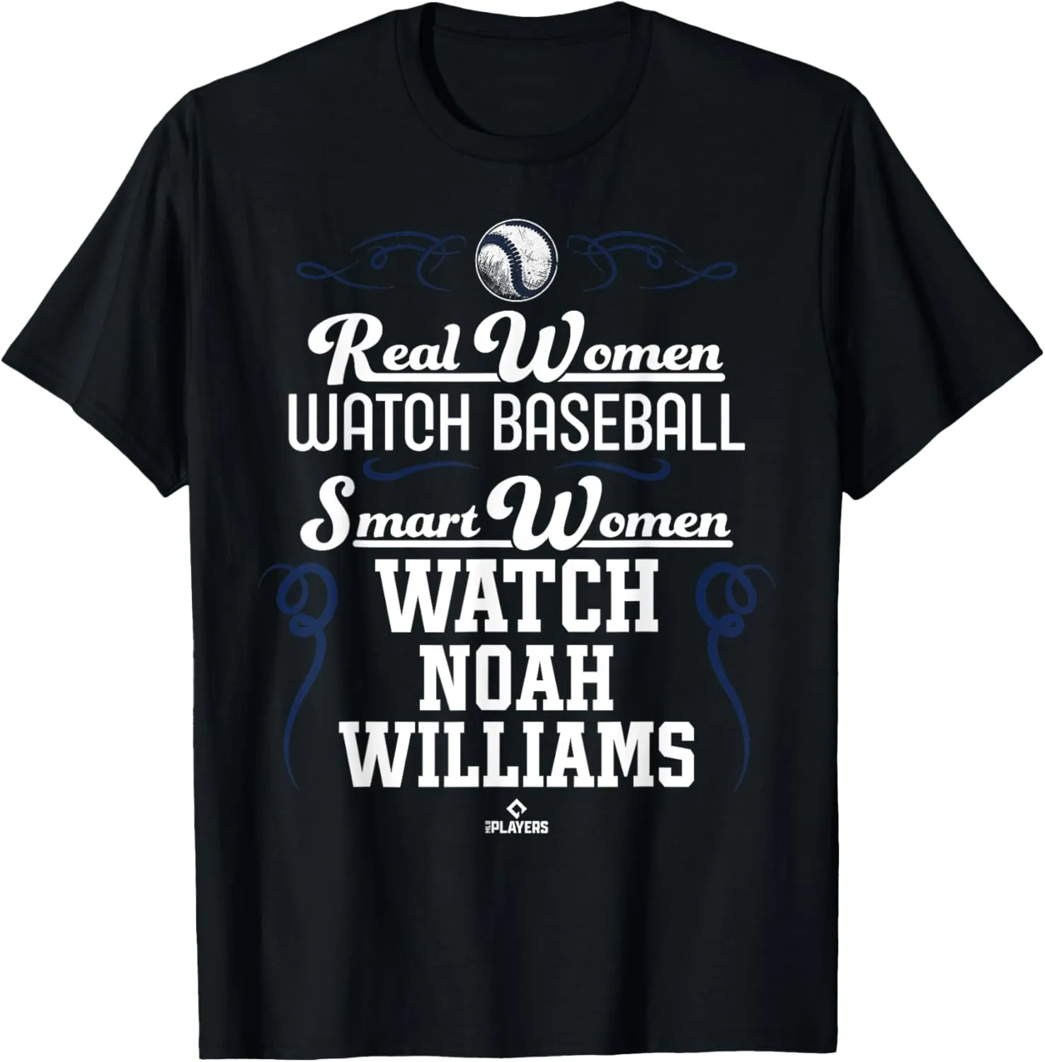 Smart Women Watch Noah Williams Prospect Baseball Fan Gear T-Shirt