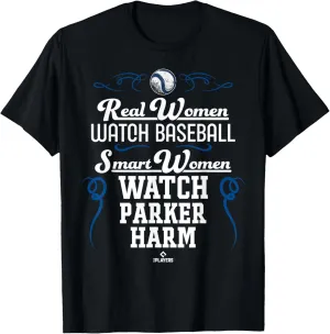 Smart Women Watch Parker Harm Prospect Baseball Fan Gear T-Shirt