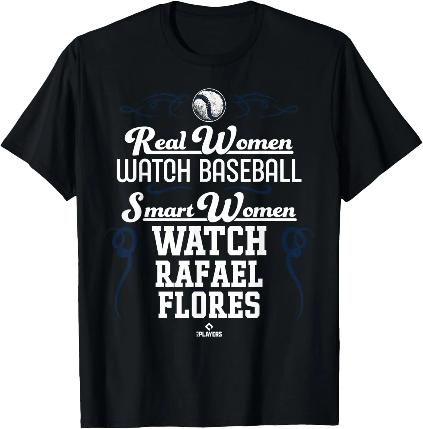 Smart Women Watch Rafael Flores Prospect Baseball Fan Gear T-Shirt