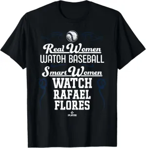 Smart Women Watch Rafael Flores Prospect Baseball Fan Gear T-Shirt