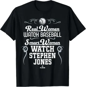 Smart Women Watch Stephen Jones Prospect Baseball Fan Gear T-Shirt