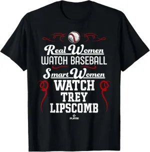 Smart Women Watch Trey Lipscomb Prospect Baseball Fan Gear T-Shirt