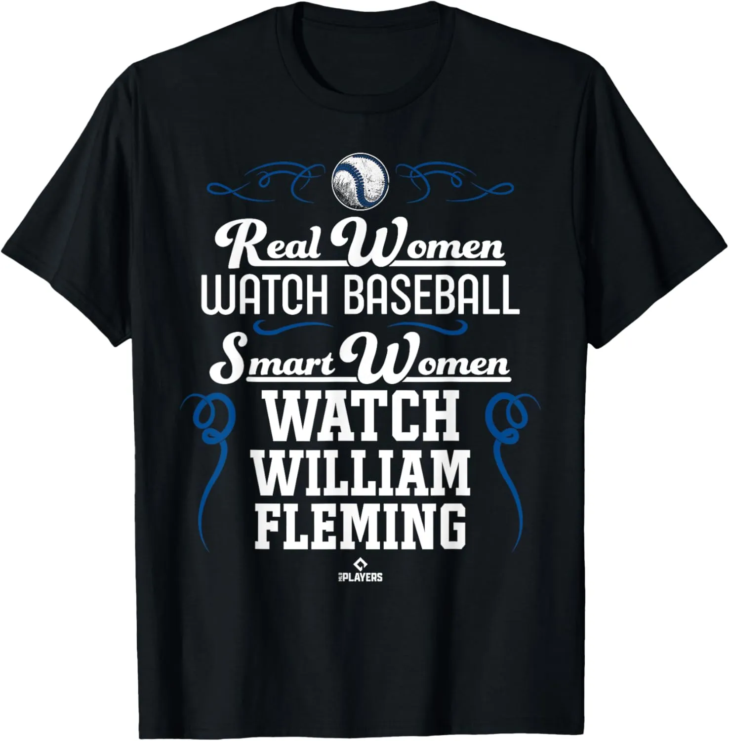 Smart Women Watch William Fleming Prospect Baseball Fan Gear T-Shirt
