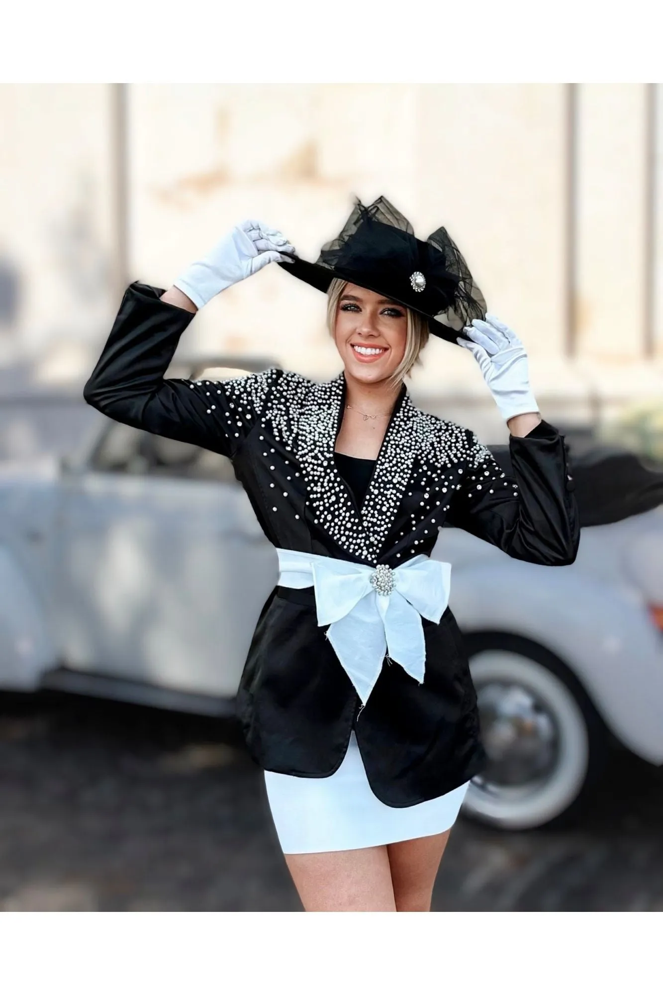 The Rihanna Pearl Noir Blazer