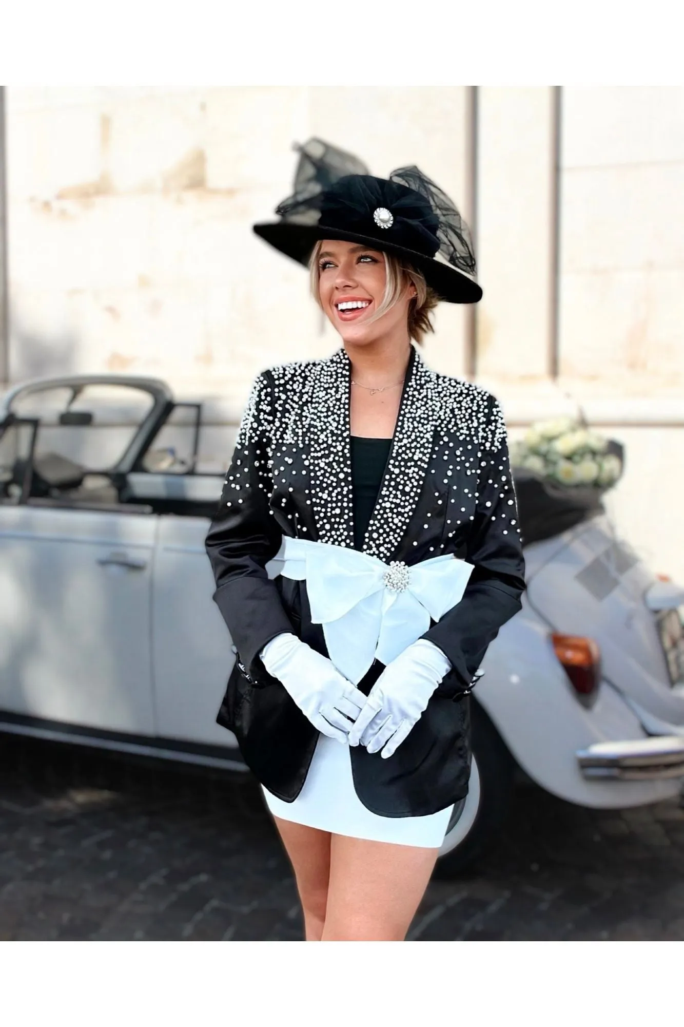 The Rihanna Pearl Noir Blazer