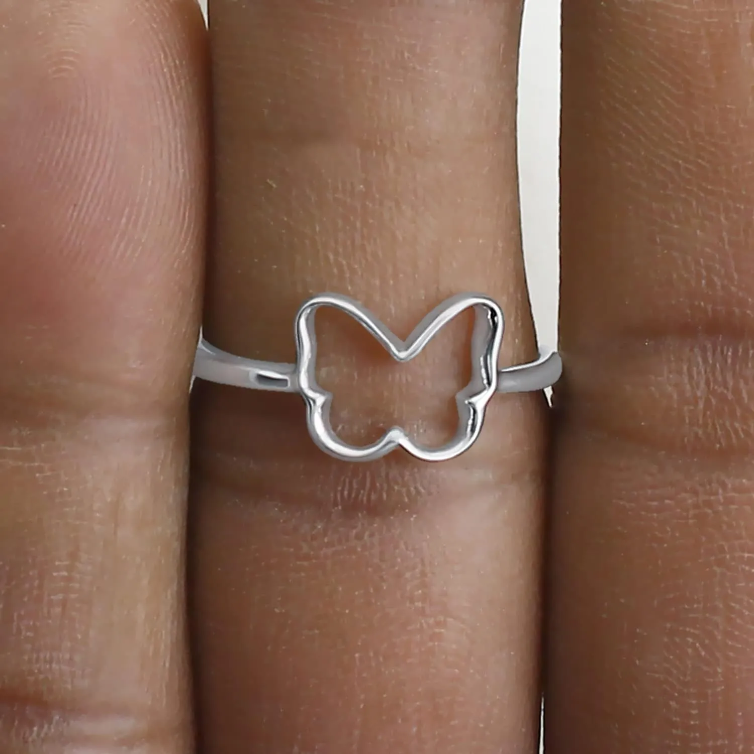 TISHAVI 925 Sterling Silver High Polish Comfort Fit Butterfly Heart Oval Star Pineapple Shapes Infinity Celtic Knot Filigree Style Ring - Classic Gift for Special Occasions