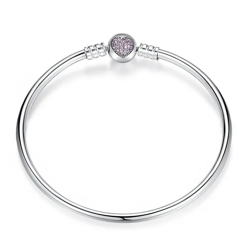 Trendy Round Charms Bangle Bracelet