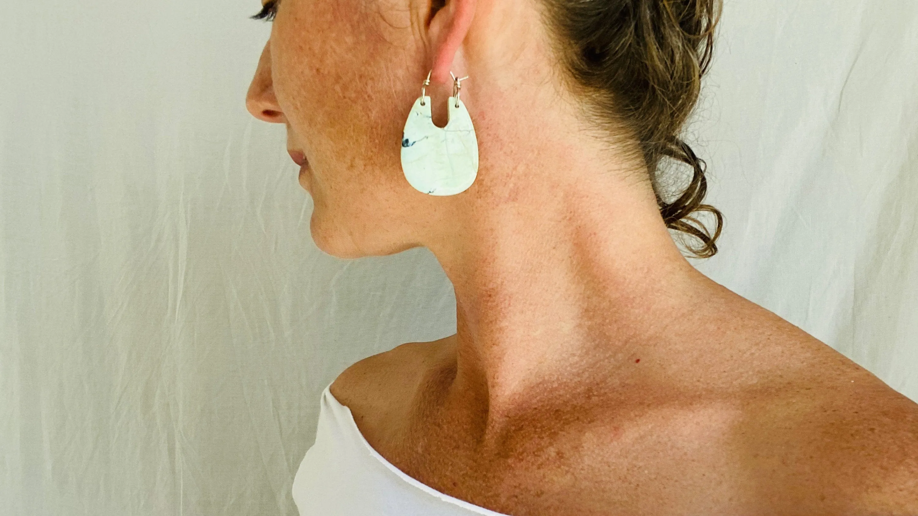 Turquoise And Sterling Earrings