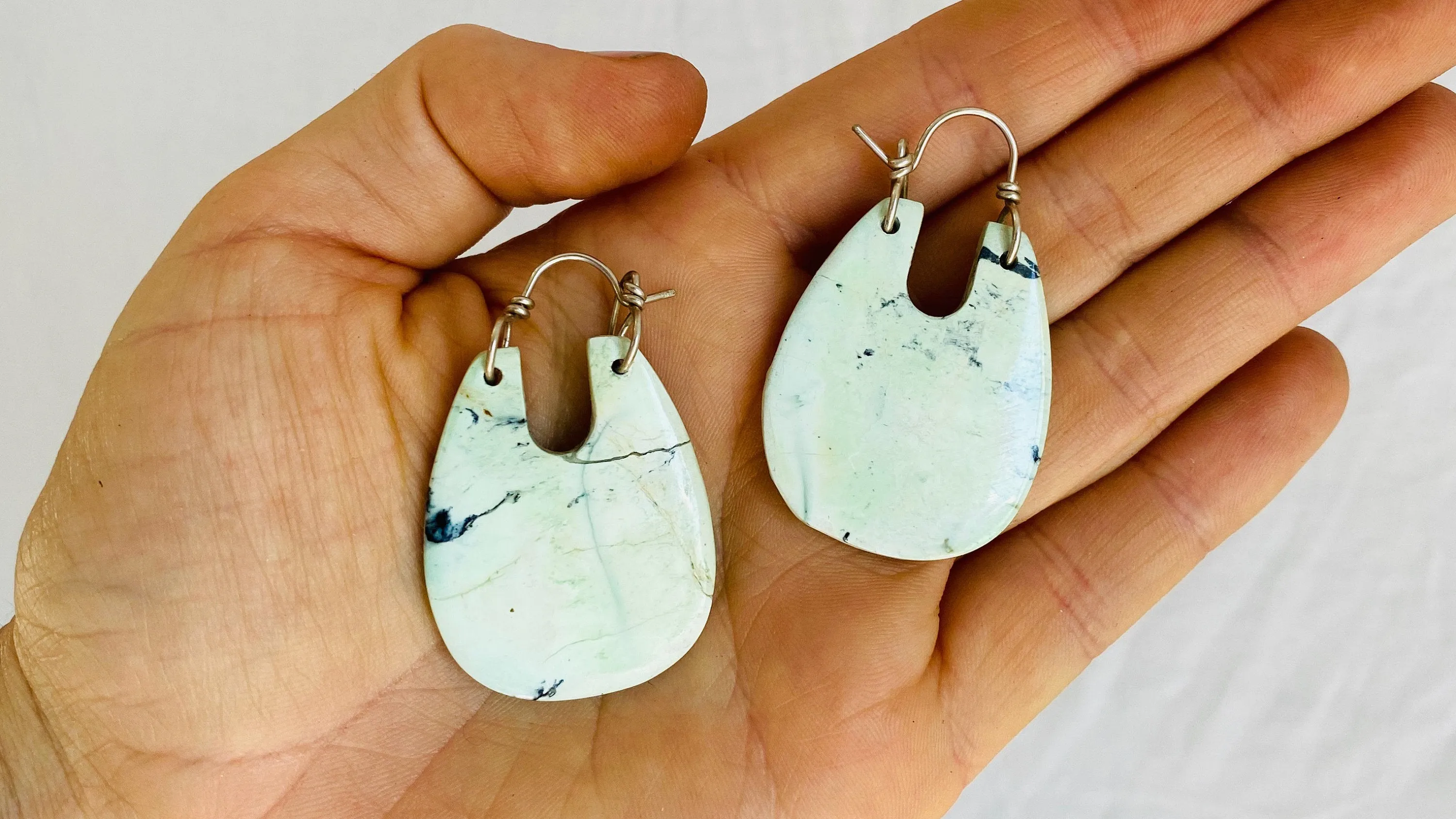 Turquoise And Sterling Earrings